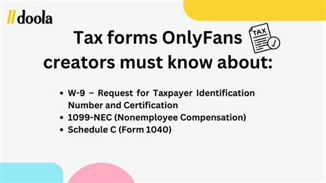 OnlyFans Tax 101: Fill Out Your W